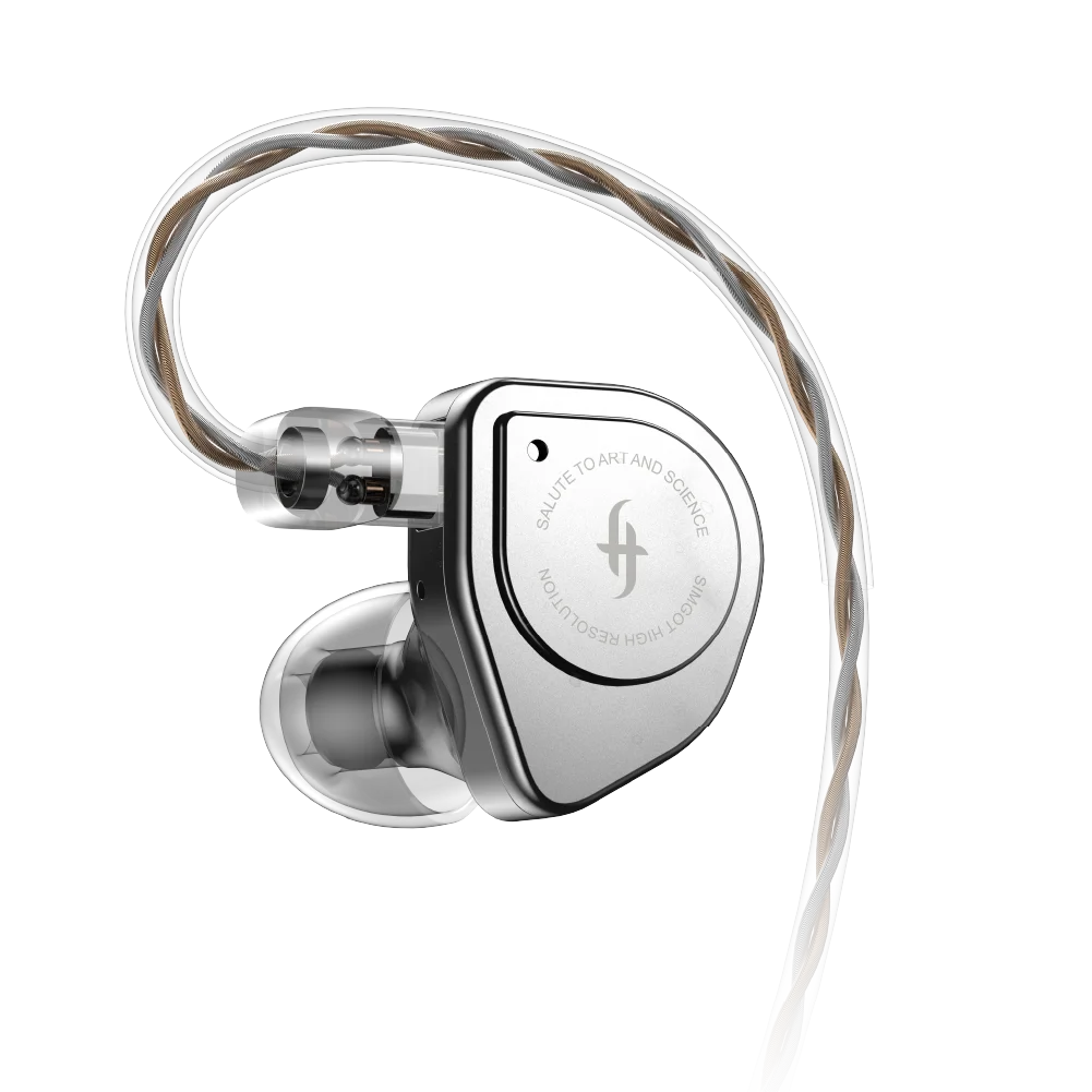 SIMIGOT EW200 10mm SCP Diaphragm In-Ear Earphones with Dual-Cavity Dynamic Driver and Dual-Magnetic Circuit