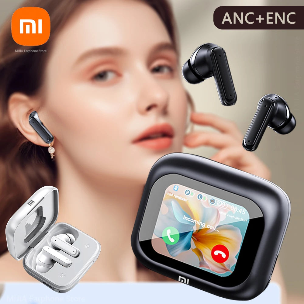 ANC E18 Pro Bluetooth 5.4 Full-In Touch Screen Headphone