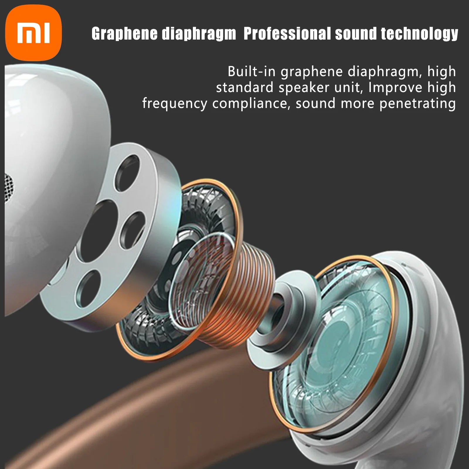 XIAOMI AP05 Bluetooth 5.3 HIFI Stereo Sound Earbuds with True wireless connectivity