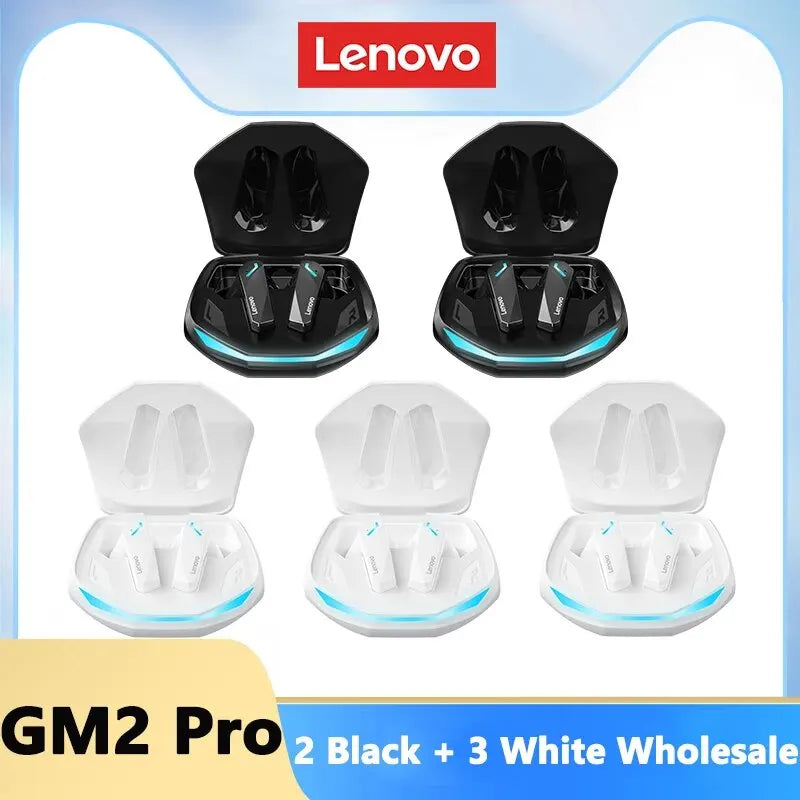 Lenovo GM2 Pro Bluetooth 5.3 Sports Headset Wireless In-Ear Gaming Low Latency Dual Mode Music