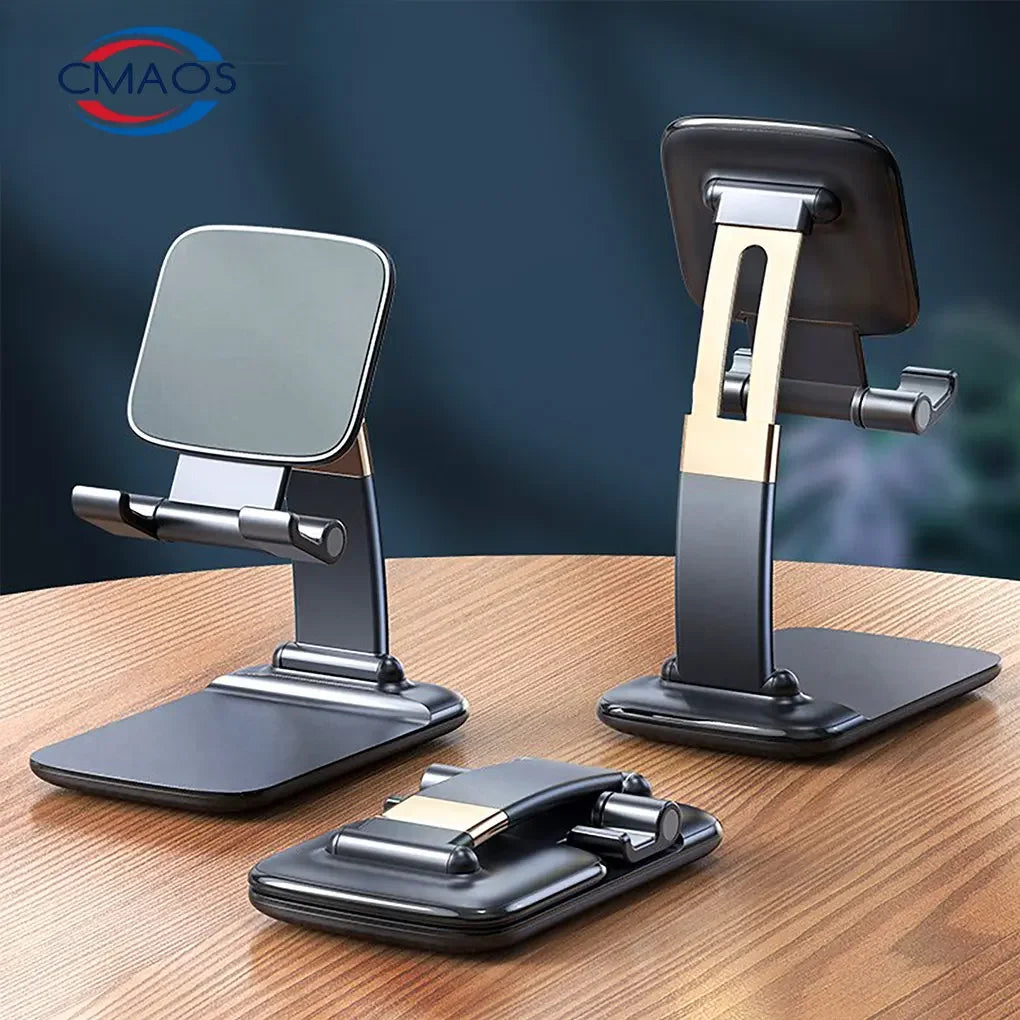 Foldable Metal Desktop Mobile Phone Stand For iPad iPhone Smartphone Support Tablet Desk