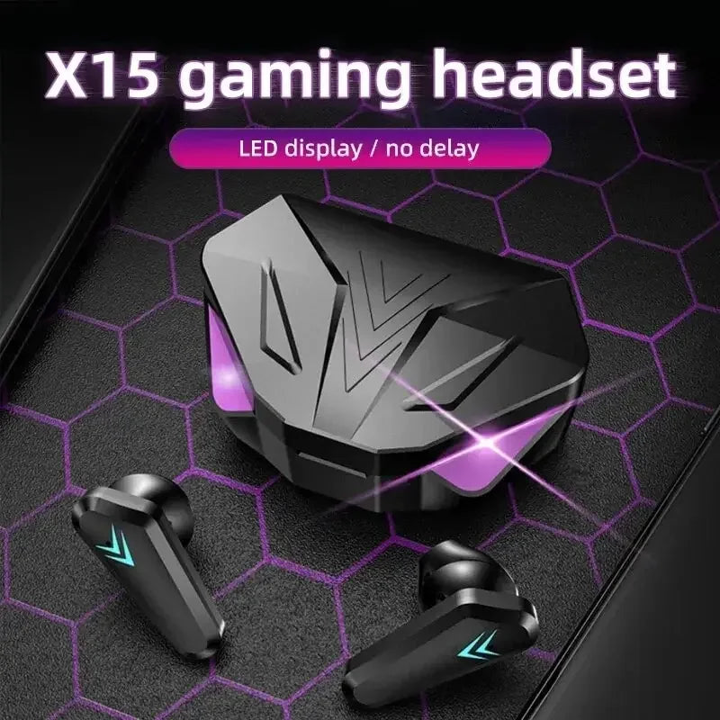 TWS Wireless Gaming Earphones with LED Display Headset