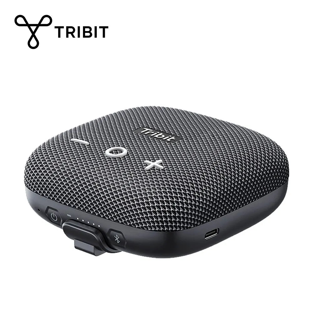 Tribit StormBox Micro 2 Waterproof Camp Speaker with Built-in Strap, IP67 Waterproof, 90dB Loud Sound, Deep Bass