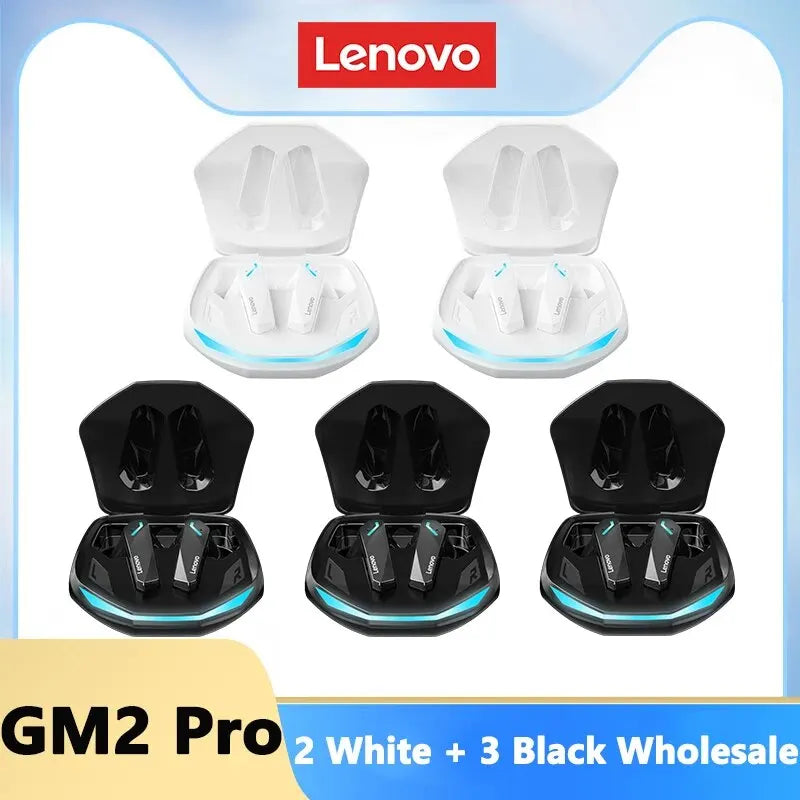 Lenovo GM2 Pro Bluetooth 5.3 Sports Headset Wireless In-Ear Gaming Low Latency Dual Mode Music