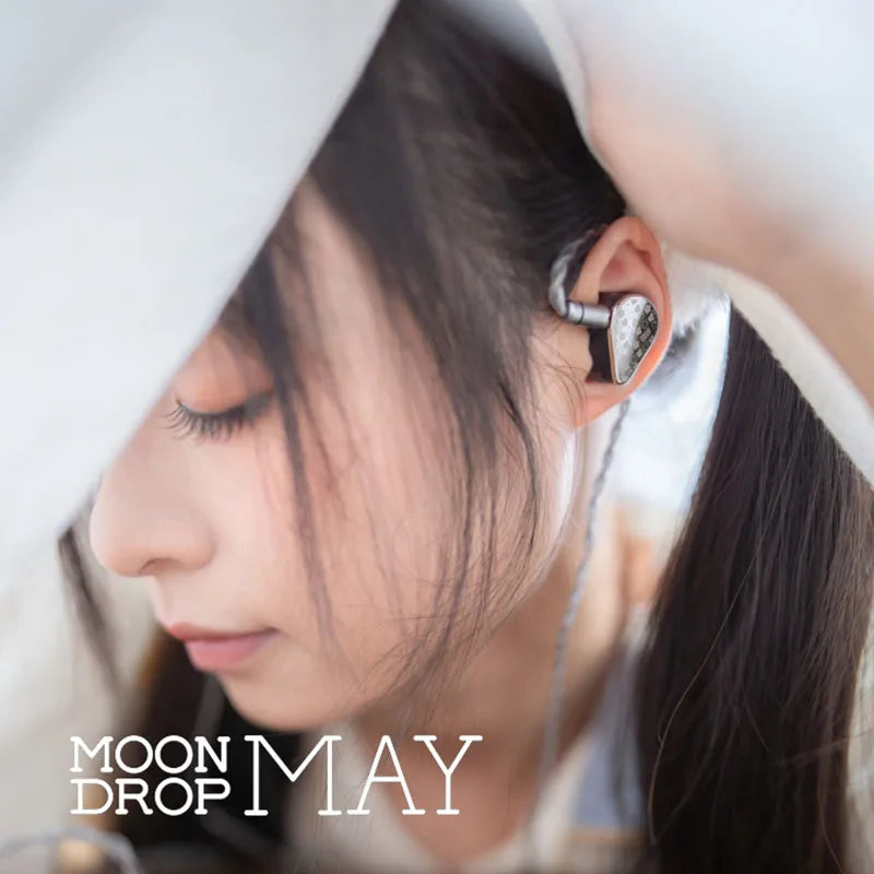 MOONDROP MAY DSP Headphones USB-C Type-C DSP Dynamic Driver Planar Driver Hybrid In-ear with Reusable Cable