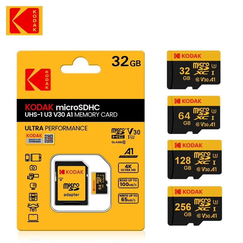 256GB 64GB 32GB Memori Memory Card C10 SDXC U3 4K for Phone Drone and Camera Original 128GB Flash Card Mini Micro TF Card