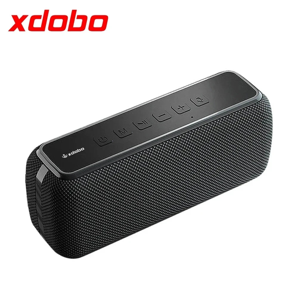 XDOBO X8 60W Portable Wireless Speakers with TF/AUX Boombox Support, IPX5 Waterproof, 6600mAh Battery