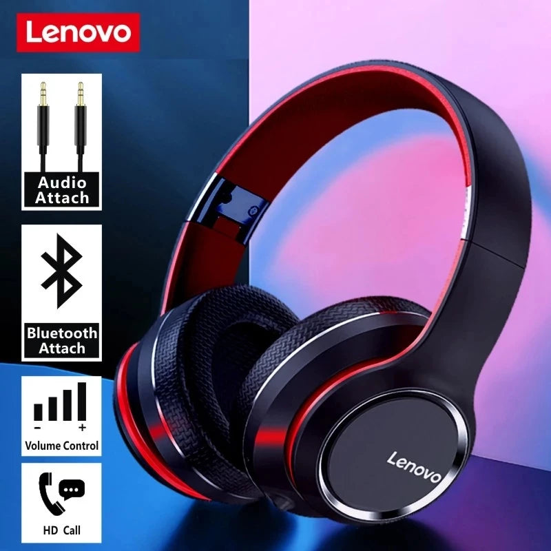 Lenovo HD200 Bluetooth Over-ear Foldable Computer Headphones