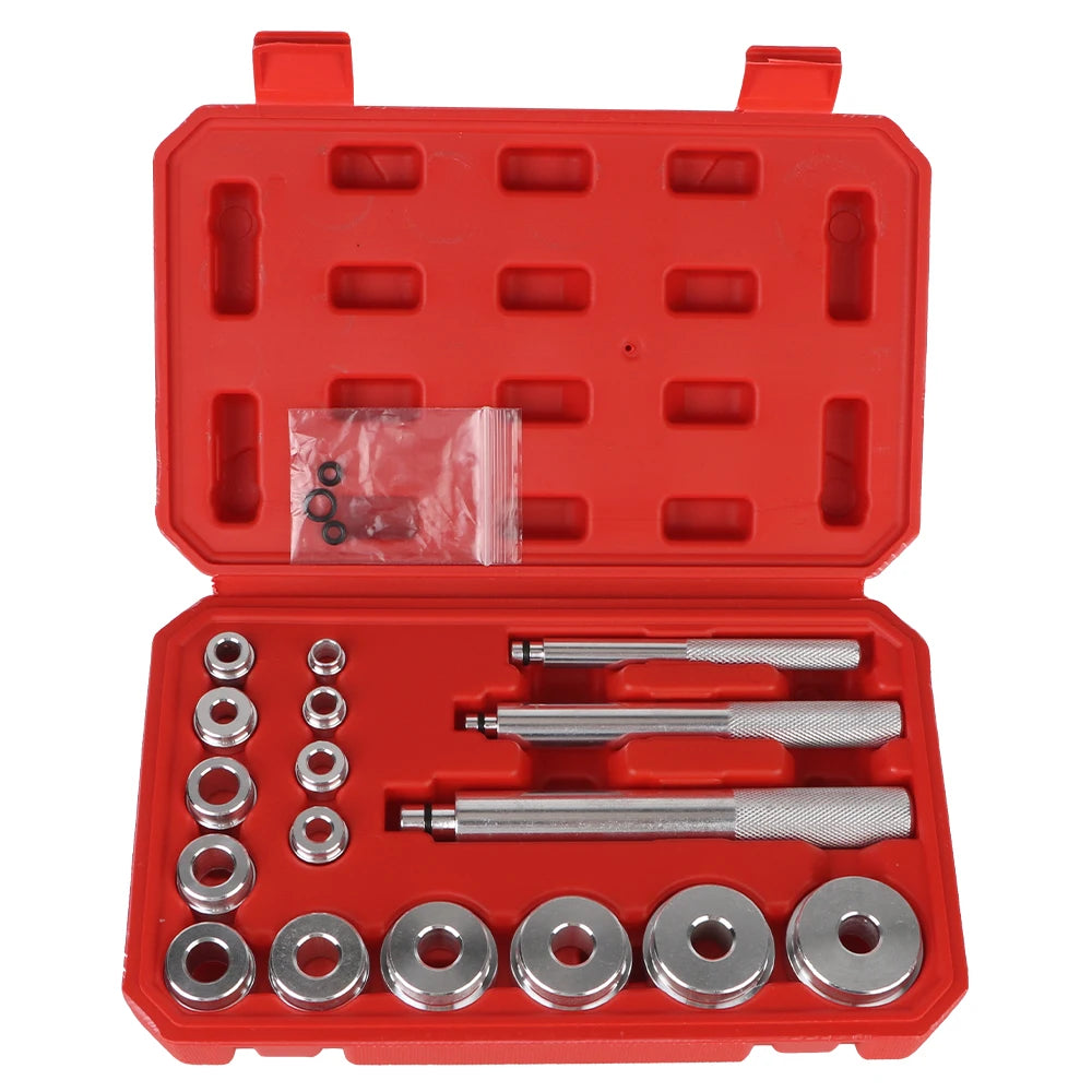 Repair Kit for Bearing Disassembly Tools 17 Pieces Automotive Tools: Seal Driver Installer Remover Wheel bearing kit made of aluminum