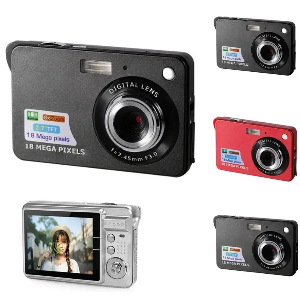 Rechargeable HD Digital Camera with LCD Screen Child Cameras Outdoor Anti-Shake Instant Photo Camera