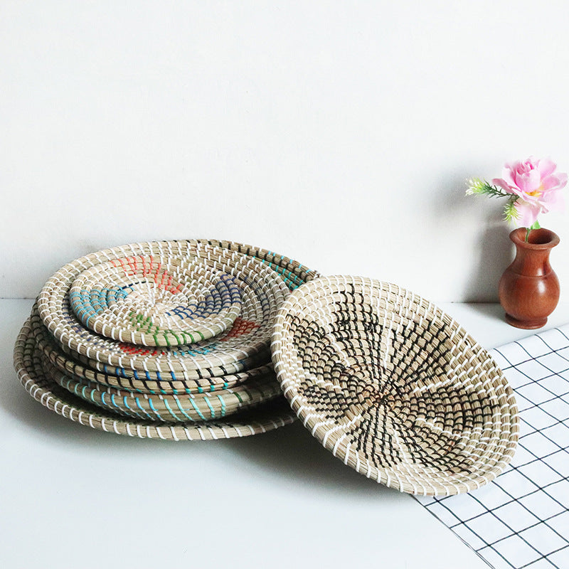 Decoration Plate Seaweed Woven Wall Decoration